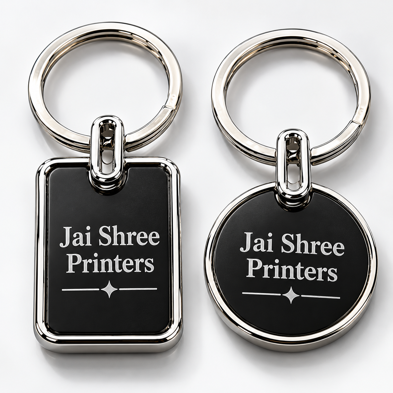 Metal Key Chain with Laser Marking